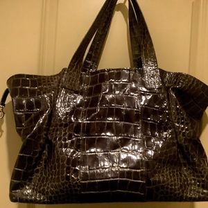GUANG TONG Black Large Tote Weekend Getaway Bag ! Vintage! 🙆🏻‍♀️💁🏻‍♀️✨